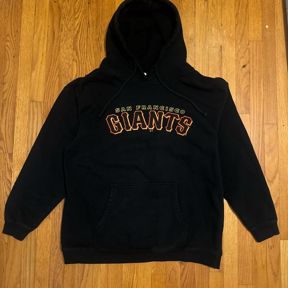 Giants hoodie black size xl